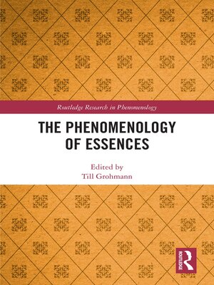 cover image of The Phenomenology of Essences